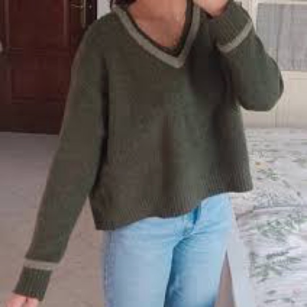 ZARA Open Back Sweater